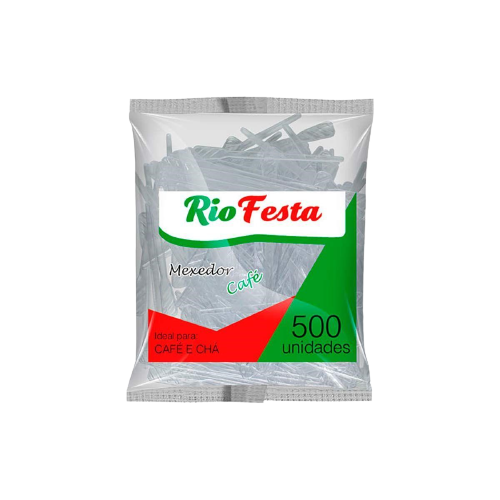 Imagem do produto Mexedor Plástico Palheta p/ Café - 500 UND